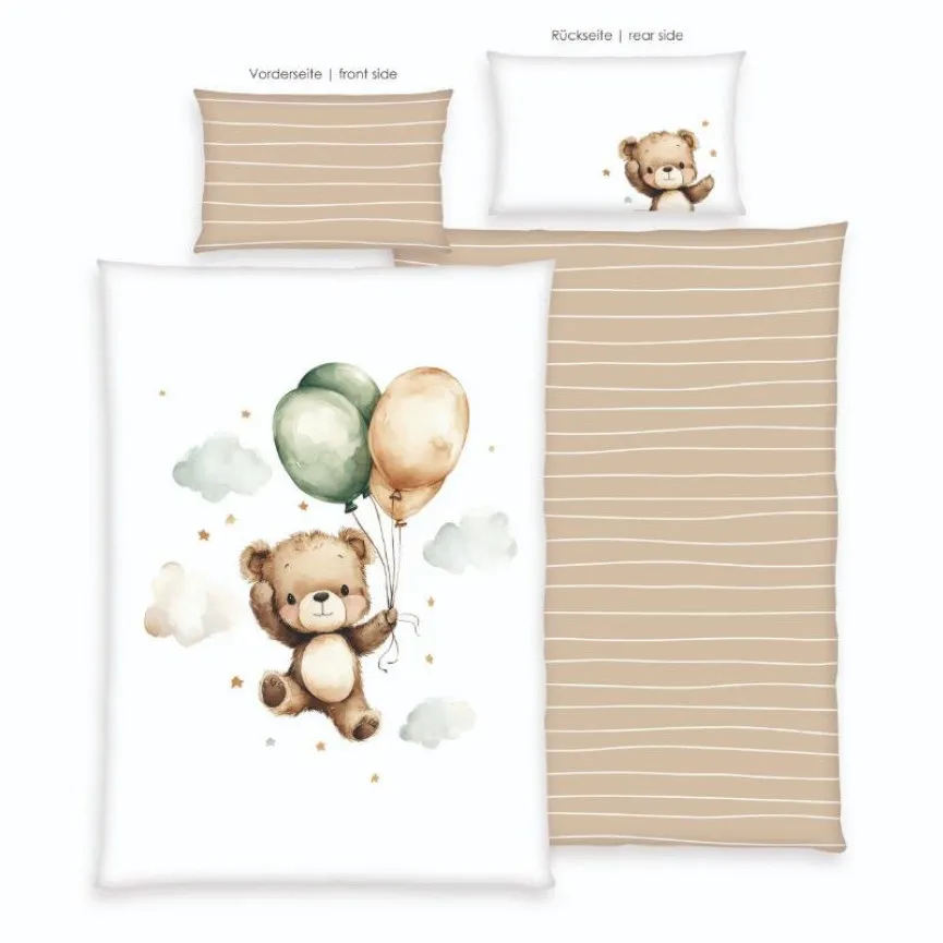 Posteljina za bebe 100x135 cm Babybest Balončići