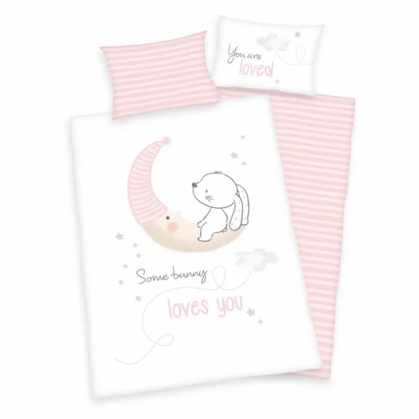 BABYBEST Posteljnina za bebe 100x135 cm Little Bunny
