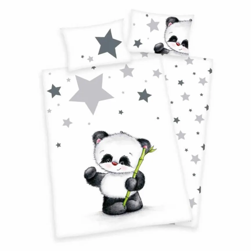 BABYBEST Otroška posteljnina 100x135 cm Panda