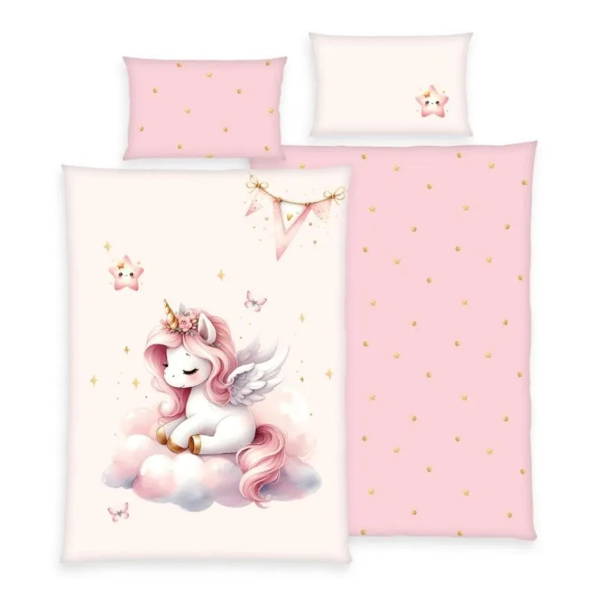 Babybest posteljina Jednorog 100x135 | Unicorn posteljina za djevojčice