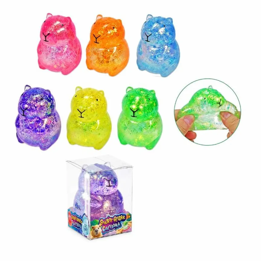 Squishy Capybara fidget igračka u različitim bojama Fun Trading