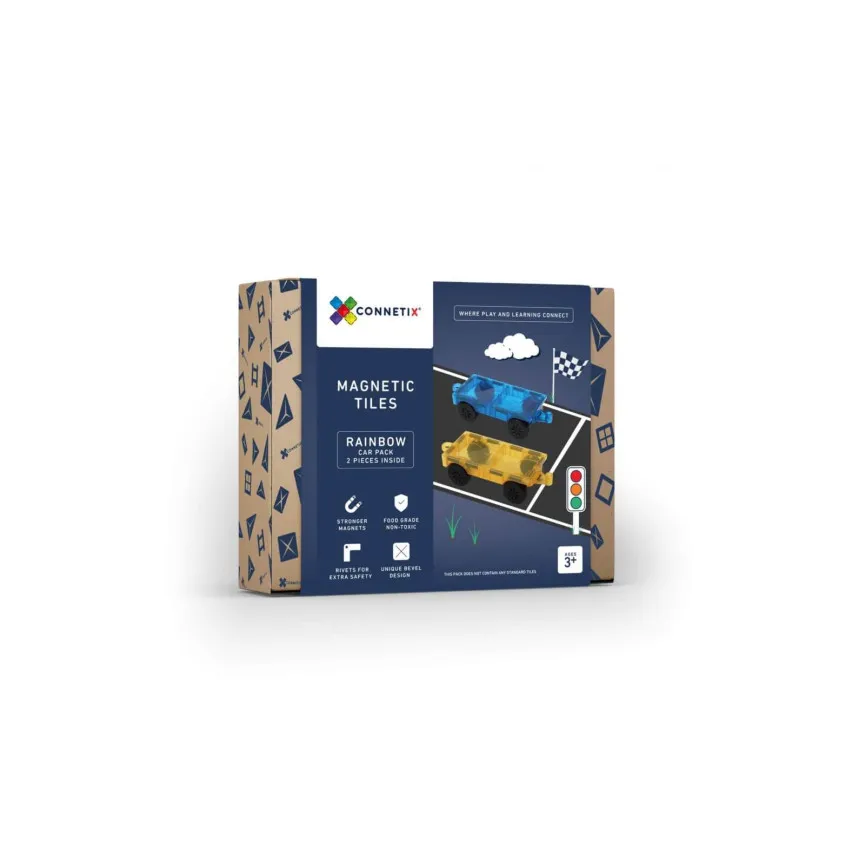 CONNETIX Rainbow Car Pack 2 baze za autiće s kotačima