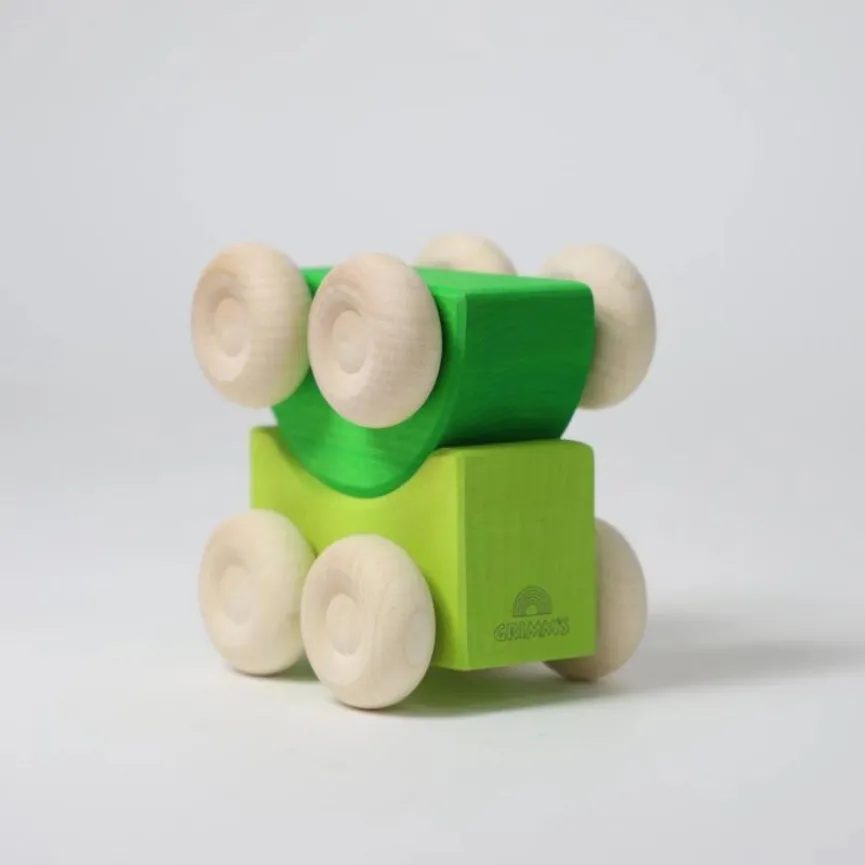 grimms drveni autići stacking cars green