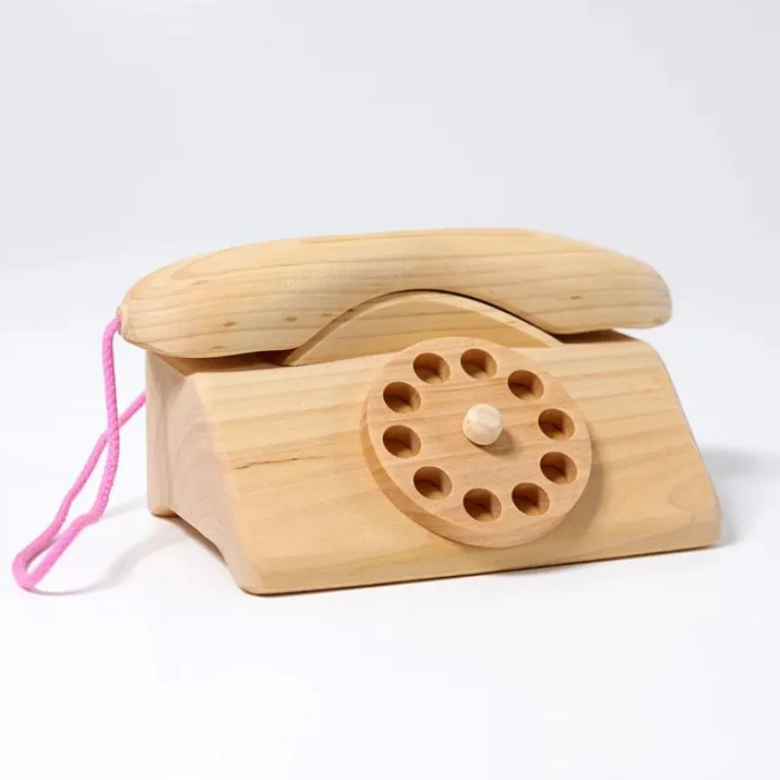 GRIMM'S drveni telefon za djecu za igru uloga