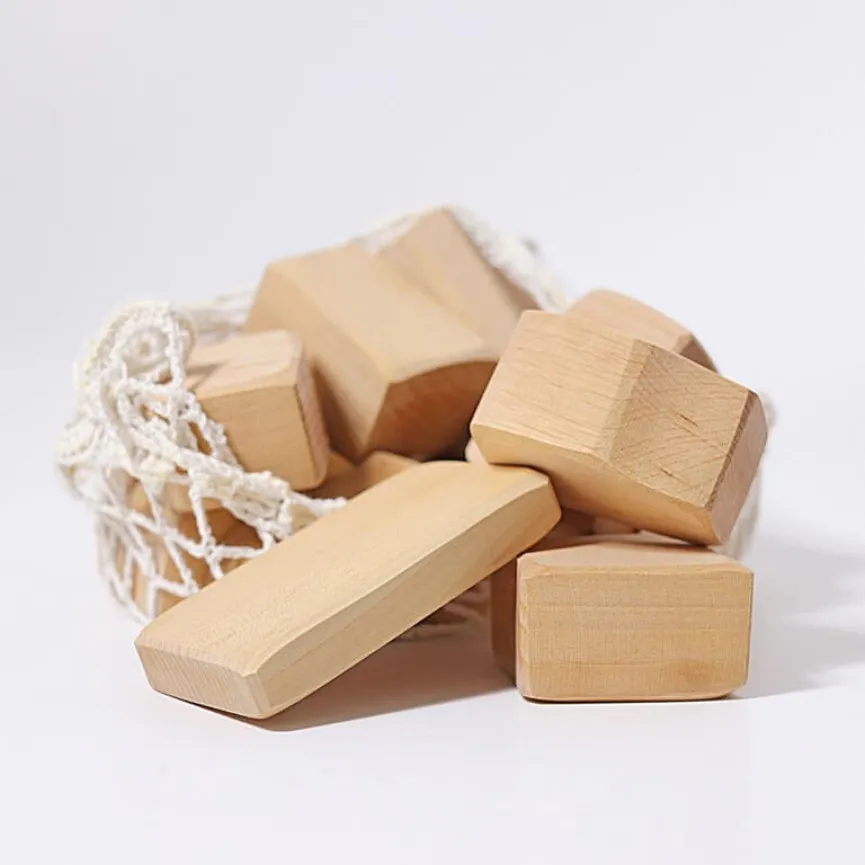 GRIMM'S Lesene kocke Natural Waldorf 