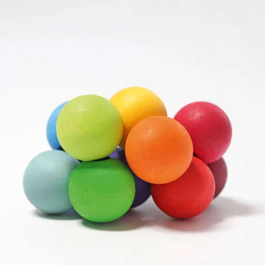 GRIMM'S Rainbow Grasper – senzorička igračka za bebe