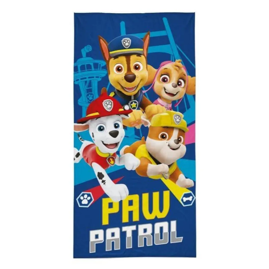 HOLLAND Dječji ručnik za plažu 70x140 cm Paw Patrol Plavi