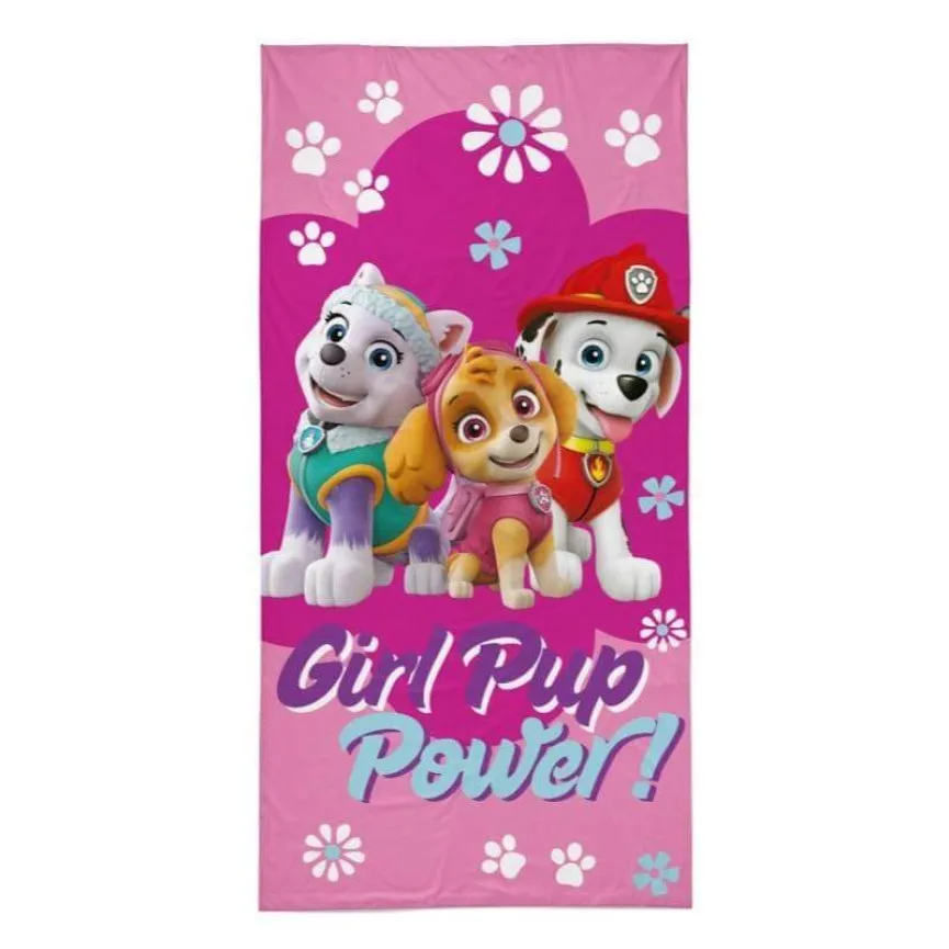 HOLLAND Dječji ručnik za plažu 70x140 cm Paw Patrol Pink
