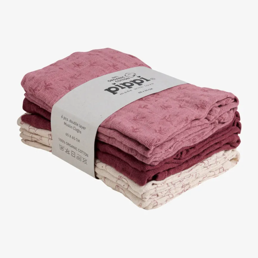PIPPI Tetra pelene Old Rose (6 kom)