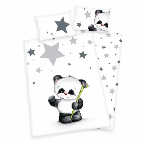 BABYBEST Otroška posteljnina 100x135 cm Panda