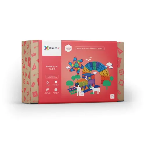 Connetix Mega Pack 212 za gradnju kuća tornjeva, vozila, robota