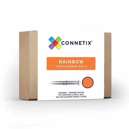CONNETIX Rainbow Ball Pack 12 drvene kuglice