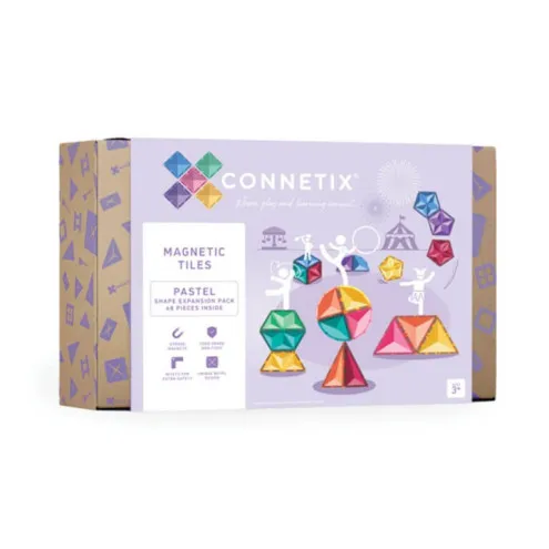 Connetix pastelne magnetne pločice za naprednu gradnju
