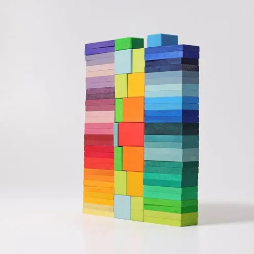Konstrukcija od GRIMM’S Color Charts-Rally drvenih kocaka