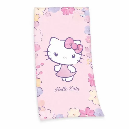 HERDING Dječji ručnik za plažu 75x150 cm Hello Kitty