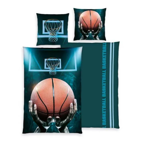 HERDING Dječja posteljina 140x200 Košarka Ball