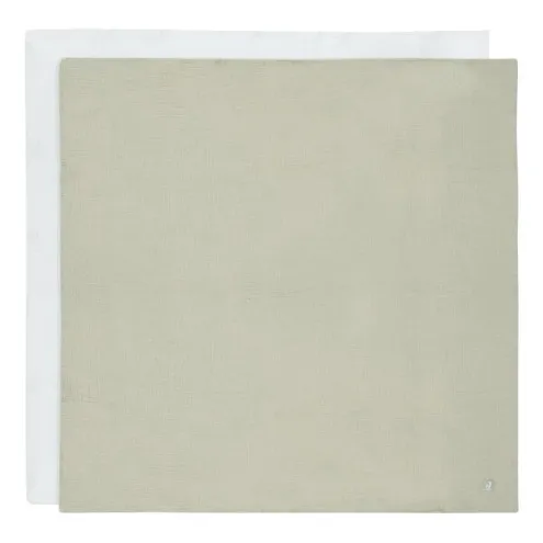 JOLLEIN Tetra pelene 115x115 cm Olive Green/Ivory (2 kom)