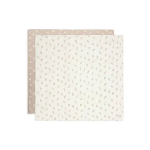 JOLLEIN Tetra pelene 115x115 cm Swaddle Twig Wild Rose (2 kom)