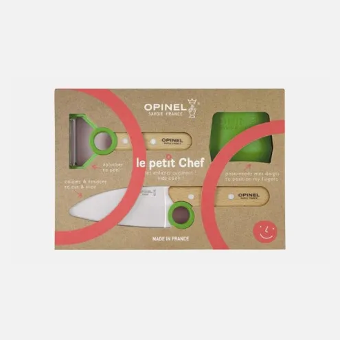 Opinel Le Petit Chef dječji nož ljuštilica i zaštita za prste