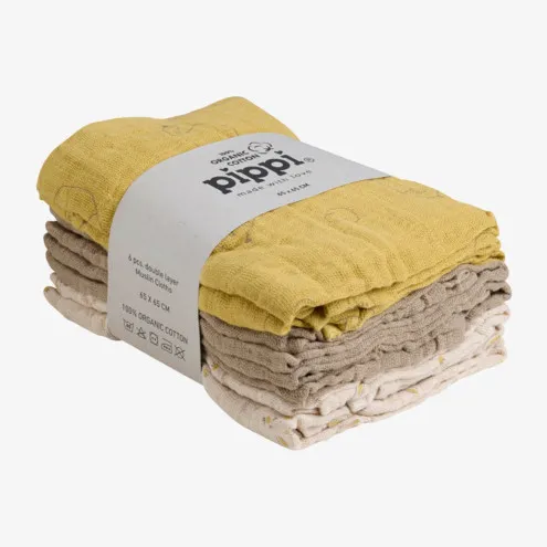 PIPPI Tetra pelene Rattan (6 kom)
