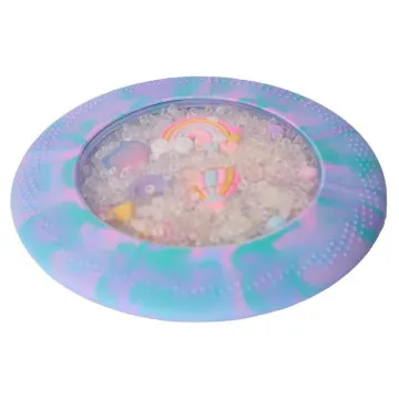Zatvorena lila silikonska senzorna vrećica Jellystone Designs Jednorog bez nereda