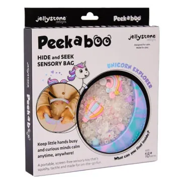 Pakiranje Jellystone Peekaboo Unicorn edukativne senzorne igračke za djevojčice