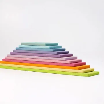 Grimms drvene podloge za gradnju i slaganje kocki Pastel Boards