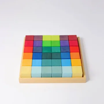 GRIMM'S Drvene kocke Mozaik Rainbow