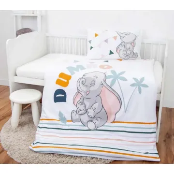 BABYBEST Posteljina za bebe 100x135 cm Dumbo