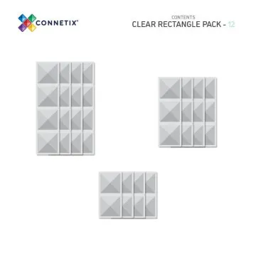 Connetix prozirne magnetne pločice za rampe i mostove