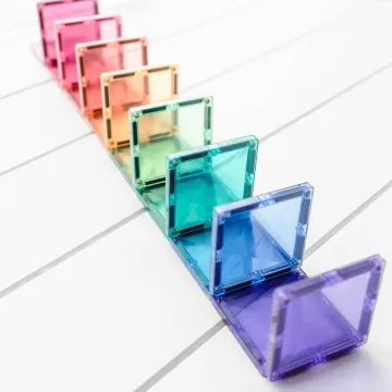 Connetix Pastel Creative Pack s kvadratima trokutima i prozorima