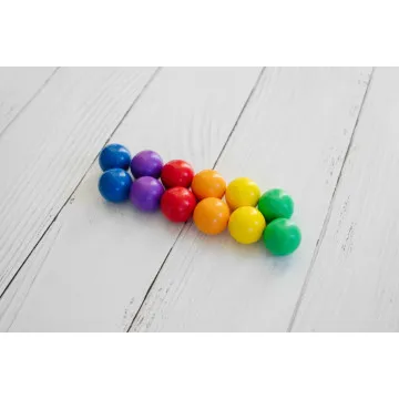 CONNETIX Rainbow Ball Pack 12 drvene kuglice