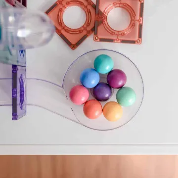 Connetix pastelne kuglice za Ball Run stazu
