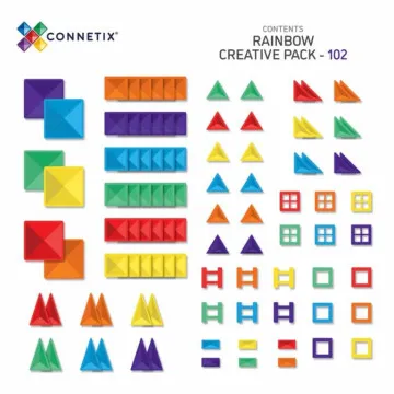 Veliki Connetix set od 102 dijela za djecu od 3 godine