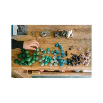 Drveni loose parts Grapat za mandale uzorke i sortiranje
