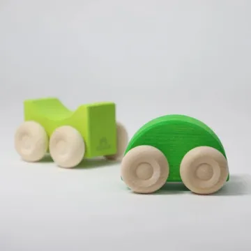 drveni autići za bebe grimms green