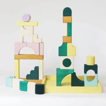 Visoki toranj od GRIMM’S Building Set Movement drvenih kocaka