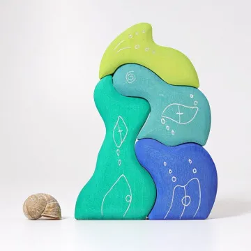 GRIMM'S Drvene kocke Casa Aqua 