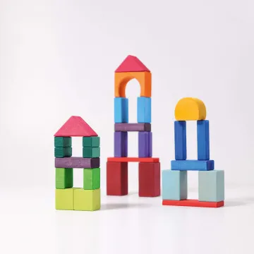 GRIMM'S Drvene kocke Geo Blocks 30