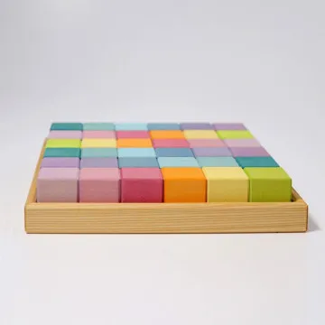 GRIMM'S Drvene kocke Mozaik Pastel