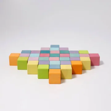GRIMM'S Drvene kocke Mozaik Pastel