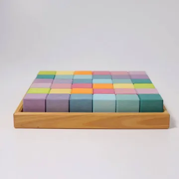 GRIMM'S Drvene kocke Mozaik Pastel