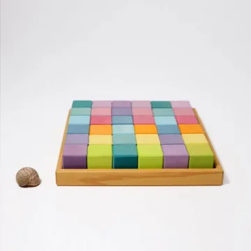 GRIMM'S Drvene kocke Mozaik Pastel