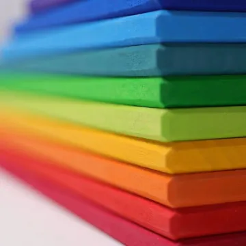 GRIMM'S Drvene kocke Rainbow Boards