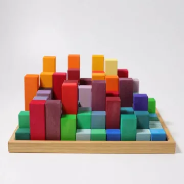 GRIMM'S Drvene kocke Velika stepenasta piramida