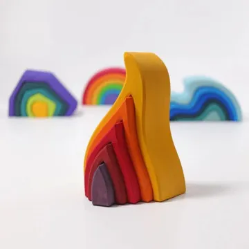 drvena igračka za djecu Grimm’s Montessori Fire