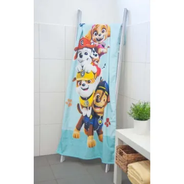 HERDING Dječji ručnik za plažu 75x150 cm Paw Patrol Green