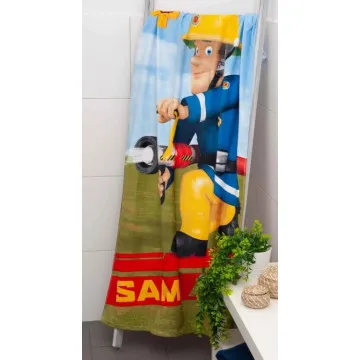 HERDING Dječji ručnik za plažu 75x150 cm Vatrogasac Sam