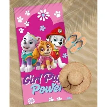 HOLLAND Dječji ručnik za plažu 70x140 cm Paw Patrol Pink