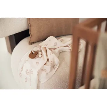 JOLLEIN Tetra pelene 115x115 cm Swaddle Twig Wild Rose (2 kom)